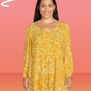 Time and Tru Women's Tiered Top